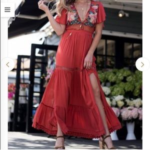 Cleobella Amery Coral Dress